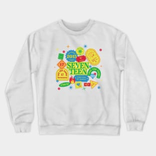 seventeen retro darling you Crewneck Sweatshirt